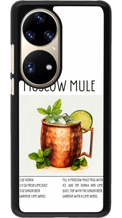 Huawei P50 Pro Case Hülle - Cocktail Rezept Moscow Mule