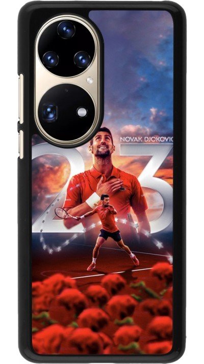 Huawei P50 Pro Case Hülle - Djokovic 23 Grand Slam