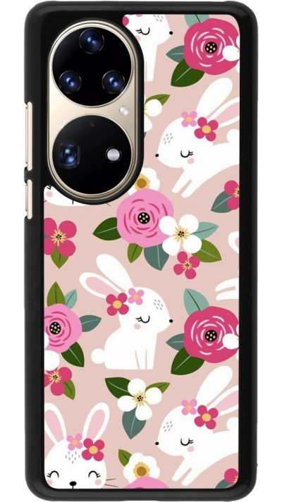 Coque Huawei P50 Pro - Easter 2024 cute easter bunnies