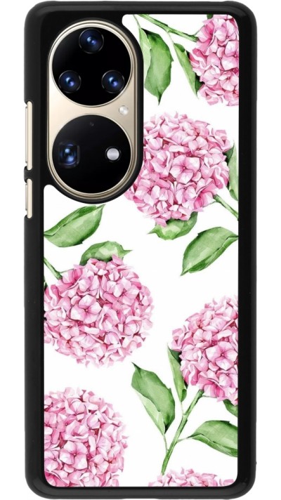 Coque Huawei P50 Pro - Easter 2024 pink flowers