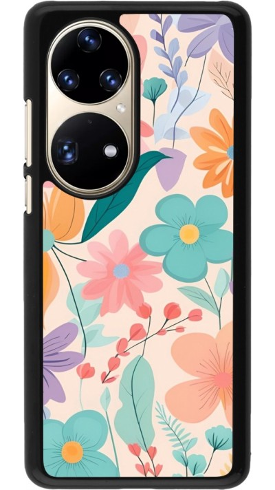 Huawei P50 Pro Case Hülle - Easter 2024 spring flowers