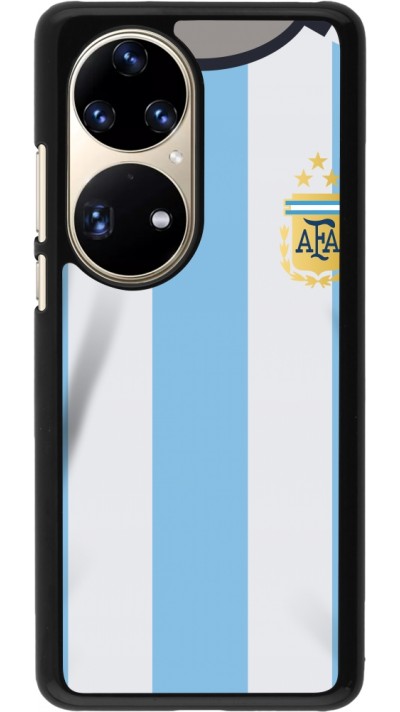 Huawei P50 Pro Case Hülle - Argentinien 2022 personalisierbares Fussballtrikot