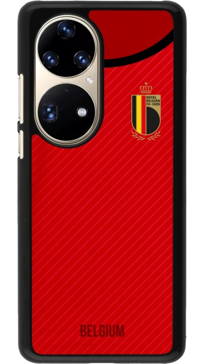 Huawei P50 Pro Case Hülle - Belgien 2022 personalisierbares Fußballtrikot