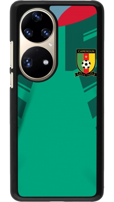Huawei P50 Pro Case Hülle - Kamerun 2022 personalisierbares Fussballtrikot