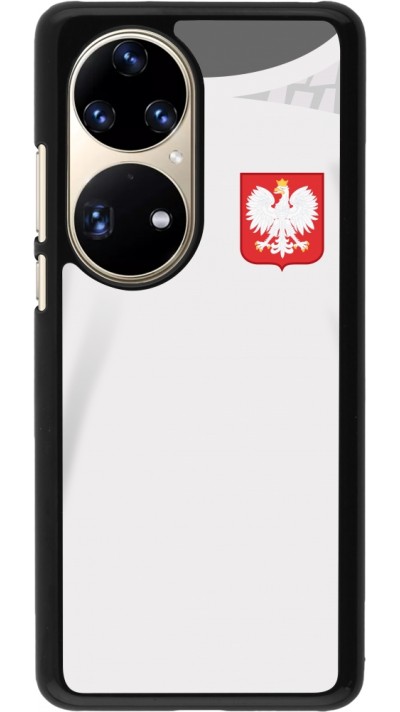 Huawei P50 Pro Case Hülle - Polen 2022 personalisierbares Fussballtrikot
