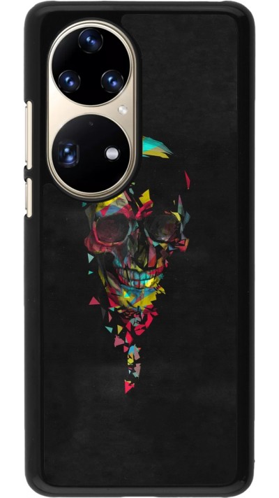 Huawei P50 Pro Case Hülle - Halloween 22 colored skull