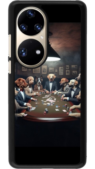 Huawei P50 Pro Case Hülle - Die Pokerhunde