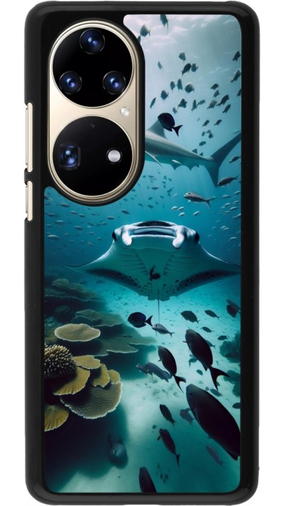 Huawei P50 Pro Case Hülle - Manta Lagune Reinigung