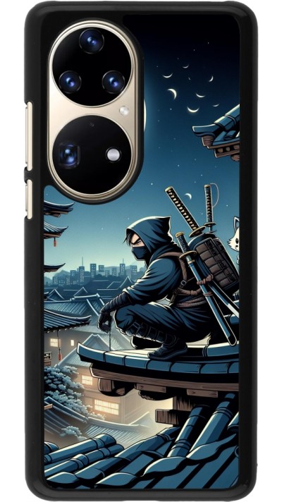 Huawei P50 Pro Case Hülle - Ninja unter dem Mond