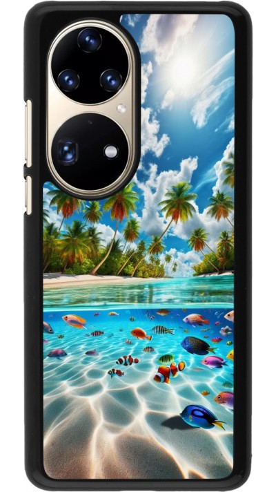 Huawei P50 Pro Case Hülle - Strandparadies