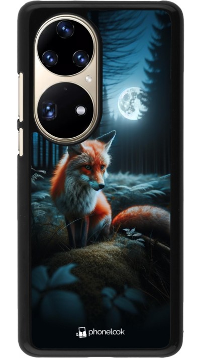 Huawei P50 Pro Case Hülle - Fuchs Mond Wald