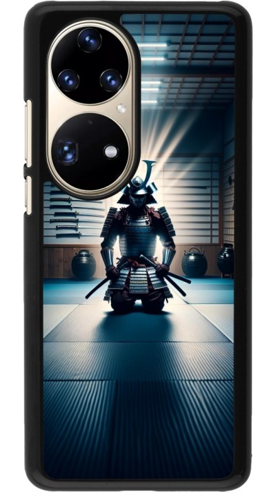Huawei P50 Pro Case Hülle - Samurai im Gebet