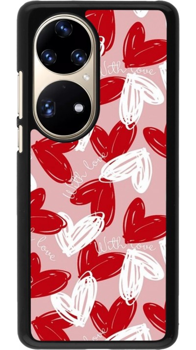 Coque Huawei P50 Pro - Valentine 2024 with love heart