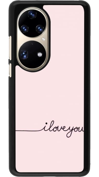 Coque Huawei P50 Pro - Valentine 2023 i love you writing
