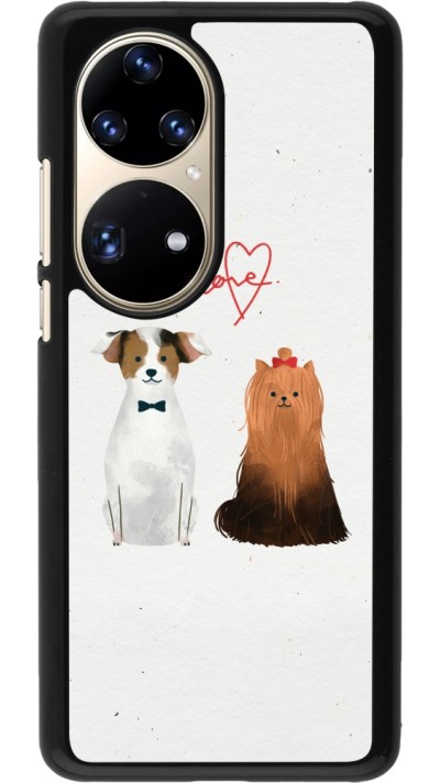 Coque Huawei P50 Pro - Valentine 2023 love dogs