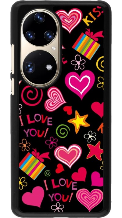Coque Huawei P50 Pro - Valentine 2023 love symbols