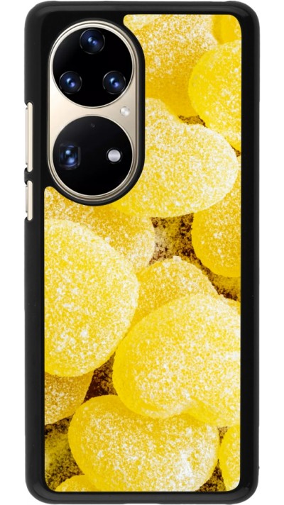 Coque Huawei P50 Pro - Valentine 2023 sweet yellow hearts