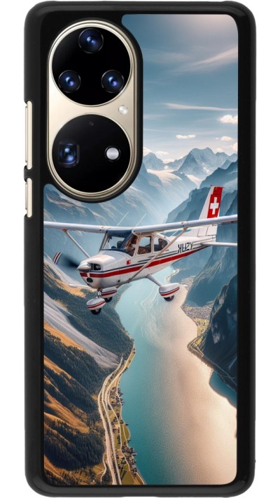 Huawei P50 Pro Case Hülle - Schweizer Alpenflug