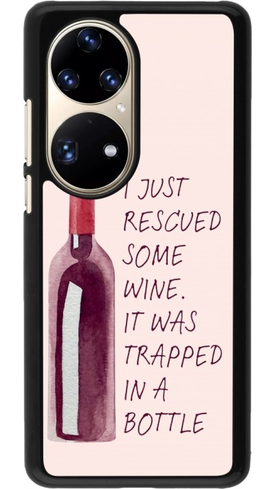 Huawei P50 Pro Case Hülle - I just rescued some wine