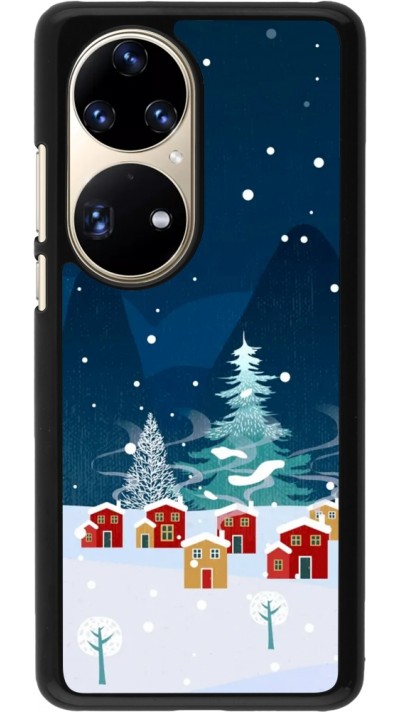 Coque Huawei P50 Pro - Winter 22 Small Town