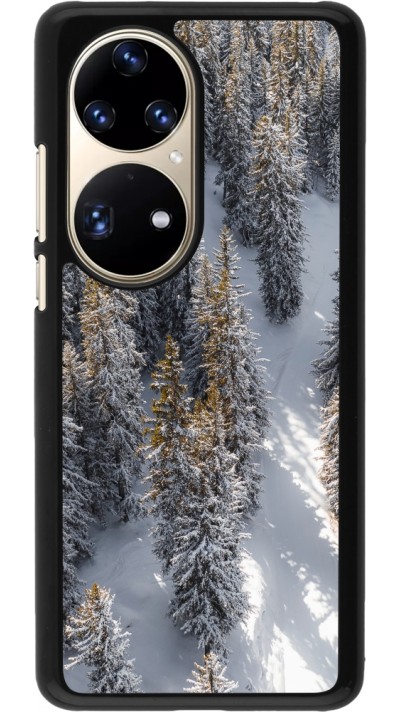 Coque Huawei P50 Pro - Winter 22 snowy forest