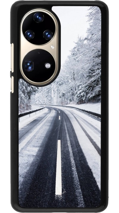 Coque Huawei P50 Pro - Winter 22 Snowy Road