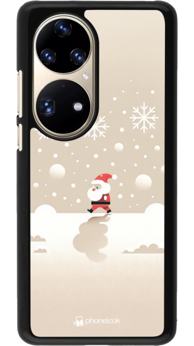 Huawei P50 Pro Case Hülle - Weihnachten 2023 Minimalistischer Weihnachtsmann