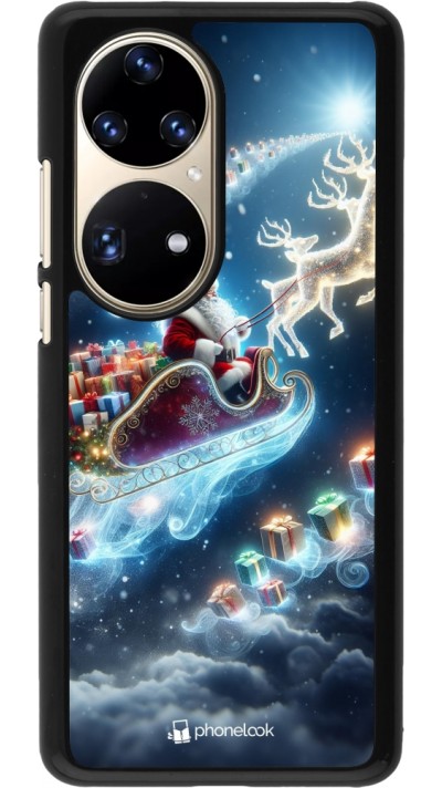 Huawei P50 Pro Case Hülle - Weihnachten 2023 Verzauberter Weihnachtsmann