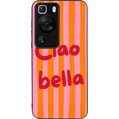 Coque Huawei P60 - Silicone rigide noir Bye Bella 2026