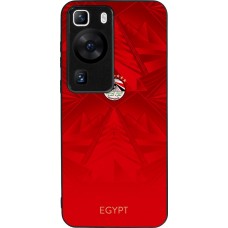 Huawei P60 Case Hülle - Silikon schwarz Ägypten 2026 personalisierbares Fussballtrikot