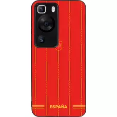 Huawei P60 Case Hülle - Silikon schwarz Spanien 2026 personalisierbares Fussballtrikot