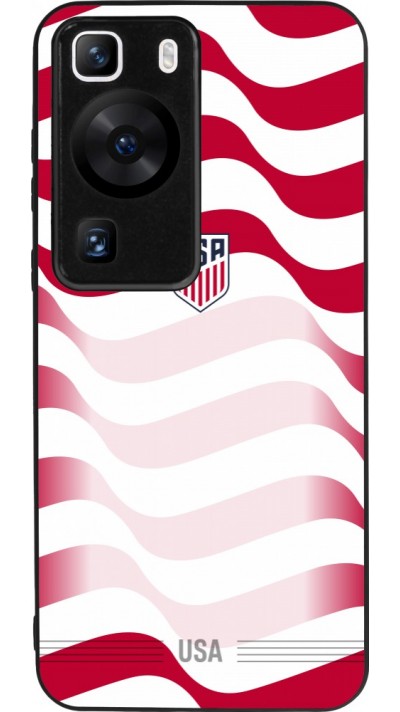 Huawei P60 Case Hülle - Silikon schwarz Vereinigten Staaten 2026 personalisierbares Fussballtrikot