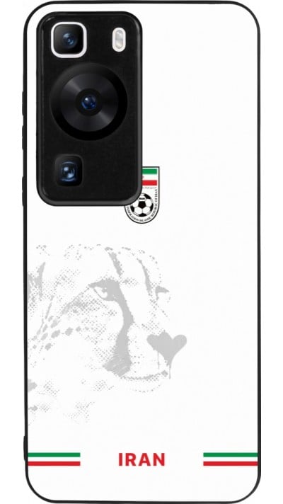 Huawei P60 Case Hülle - Silikon schwarz Iran 2026 personalisierbares Fussballtrikot
