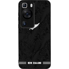 Coque Huawei P60 - Silicone rigide noir Maillot de football Nouvelle-Zélande 2026 personnalisable