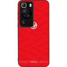 Coque Huawei P60 - Silicone rigide noir Maillot de football Tunisie 2026 personnalisable