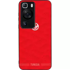 Huawei P60 Case Hülle - Silikon schwarz Tunesien 2026 personalisierbares Fussballtrikot