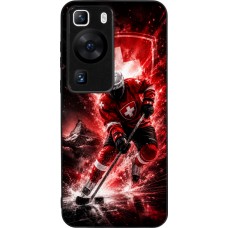 Coque Huawei P60 - Silicone rigide noir Hockey World Championship Player