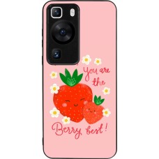 Huawei P60 Case Hülle - Silikon schwarz Mom 2026 Berry best