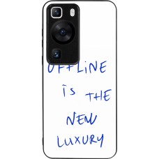 Huawei P60 Case Hülle - Silikon schwarz Offline is the new luxury