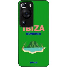 Coque Huawei P60 - Silicone rigide noir Pop Summer Destination Ibiza