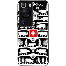 Huawei P60 Case Hülle - Silikon schwarz Poya Schweiz 3 schwarz