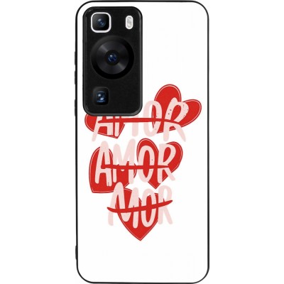 Huawei P60 Case Hülle - Silikon schwarz Saint Valentines Day 26 Amor