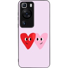 Coque Huawei P60 - Silicone rigide noir Saint Valentines Day 26 Heart