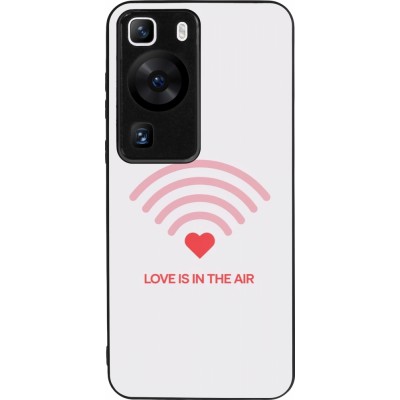 Huawei P60 Case Hülle - Silikon schwarz Saint Valentines Day 26 Love is in the air