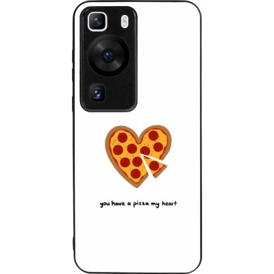 Huawei P60 Case Hülle - Silikon schwarz Saint Valentines Day 26 You have my pizza heart
