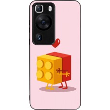 Coque Huawei P60 - Silicone rigide noir Saint Valentines Day 26 Puzzle