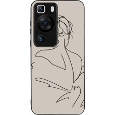 Huawei P60 Case Hülle - Silikon schwarz Salnikova 05
