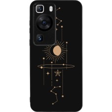 Huawei P60 Case Hülle - Silikon schwarz Spring 23 astro