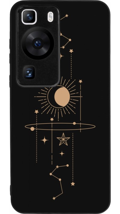 Huawei P60 Case Hülle - Silikon schwarz Spring 23 astro