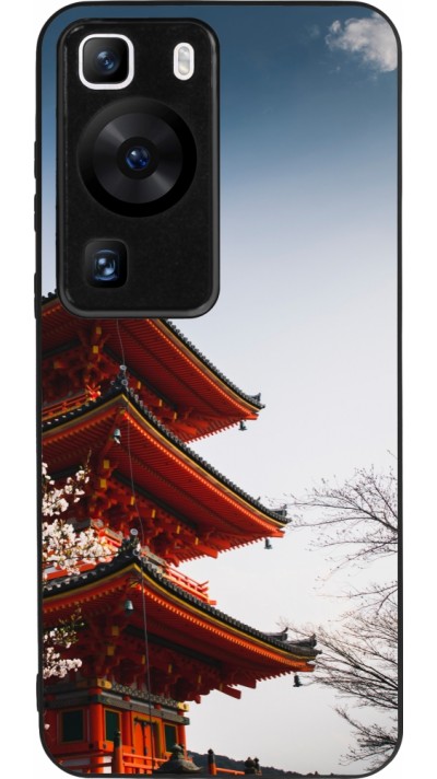 Huawei P60 Case Hülle - Silikon schwarz Spring 23 Japan